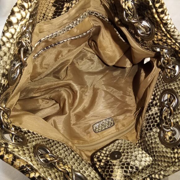 Nicole Miller Python Bag + Vionic Snakeskin Heels Set 6.5W - Picture 4 of 8